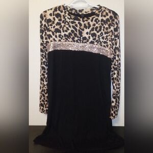 Emery Rose Cheetah Dress